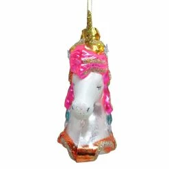 Best deal 😀 Glass Unicorn Head Ornament by Ashland® 🧨 -Christmas Shop 10697767 3