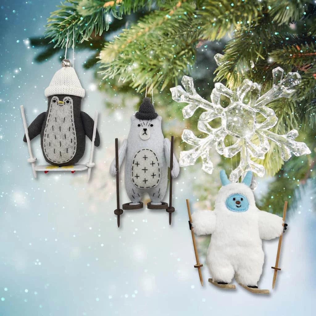 Buy βοΈ Assorted Felt Skiing Animal Ornament by Ashland® 𧨠4 Buy βοΈ Assorted Felt Skiing Animal Ornament by Ashland® 𧨠- Image 2