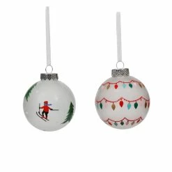 New π Assorted Decorated Glass Ball Ornament by Ashland® π