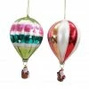 Discount 😀 6" Assorted Glass Hot Air Balloon Ornament by Ashland® ❄ Christmas 💯 -Christmas Shop 10697823 1