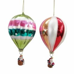 Discount π 6" Assorted Glass Hot Air Balloon Ornament by Ashland® β Christmas π―