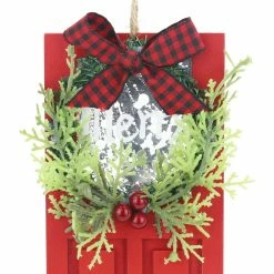 Flash Sale ⭐ Wooden Red Door Ornament by Ashland® 🎁 Christmas 🌟 -Christmas Shop 10697938 3