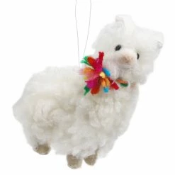 Buy π White Fluffy Llama Ornament by Ashland® π Christmas π₯