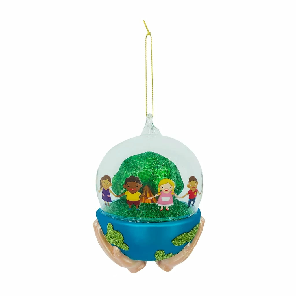 Best Pirce π Glass Earth Held in Hands Ornament by Ashland® π 3 Best Pirce π Glass Earth Held in Hands Ornament by Ashland® π
