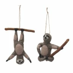 Best Pirce ⭐ Assorted 6" Wool Sloth Ornament by Ashland® 🔥