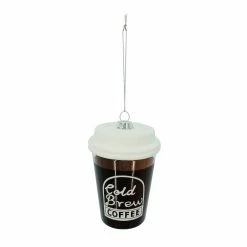 Best Pirce 👍 Glass Cold Brew Coffee Ornament by Ashland® 🎁