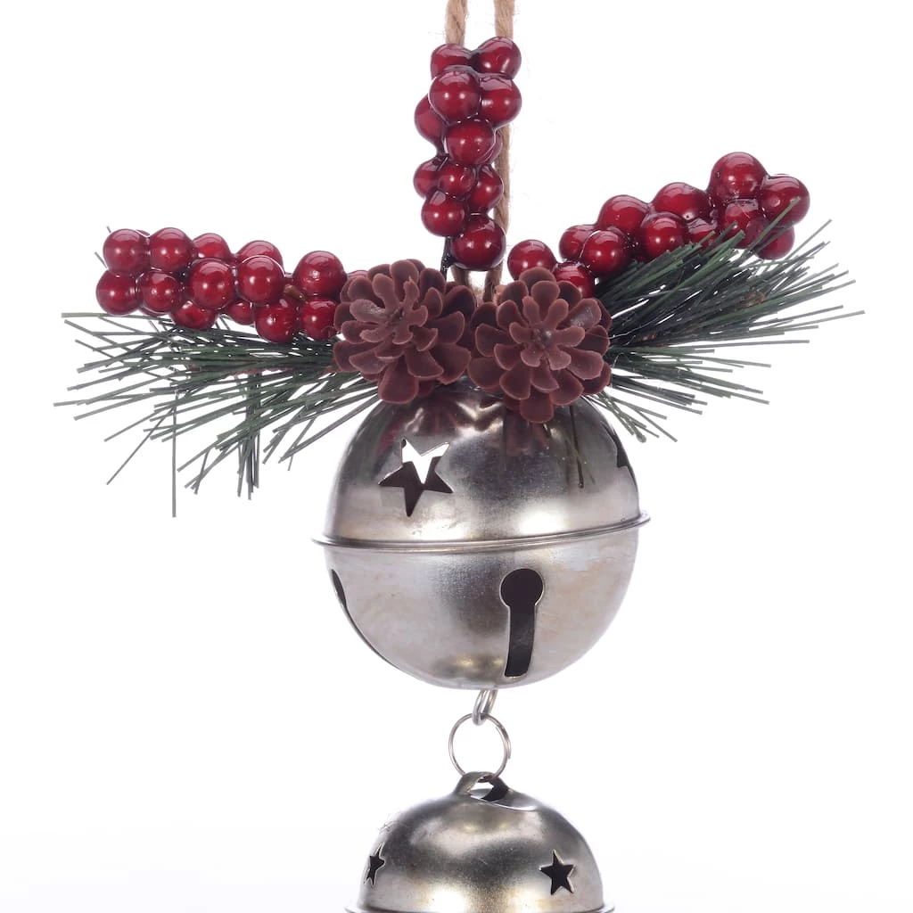 Outlet π₯ Assorted Galvanized Dangle Bell Ornament by Ashland® π₯° 6 Outlet π₯ Assorted Galvanized Dangle Bell Ornament by Ashland® π₯° - Image 4