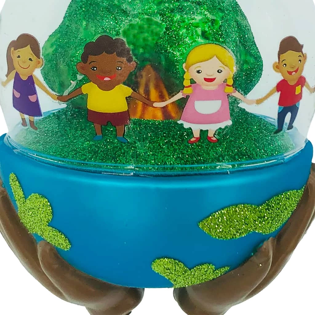 Cheap π Glass Earth Held in Hands Ornament by Ashland® π― 4 Cheap π Glass Earth Held in Hands Ornament by Ashland® π― - Image 2