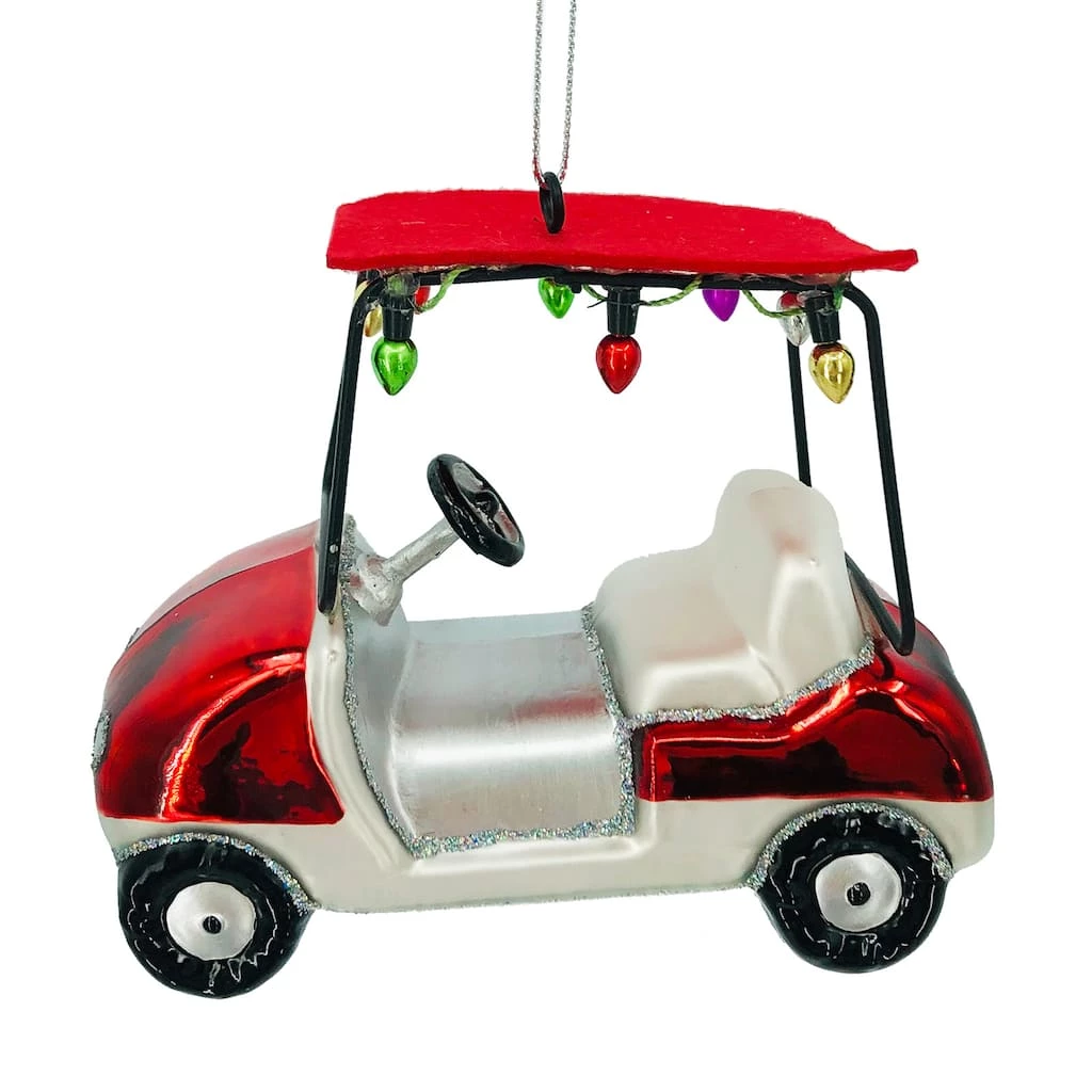 Cheapest ⭐ Glass Golf Cart Ornament by Ashland® ✨ 4 Cheapest ⭐ Glass Golf Cart Ornament by Ashland® ✨ - Image 2