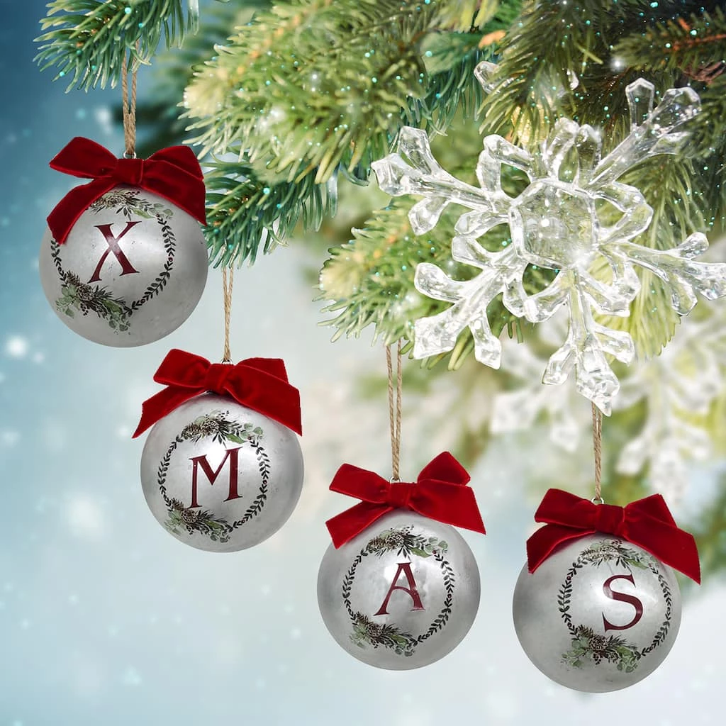 Flash Sale π₯° Assorted Galvanized Monogram Ball Ornament by Ashland® β€οΈ 4 Flash Sale π₯° Assorted Galvanized Monogram Ball Ornament by Ashland® β€οΈ - Image 2