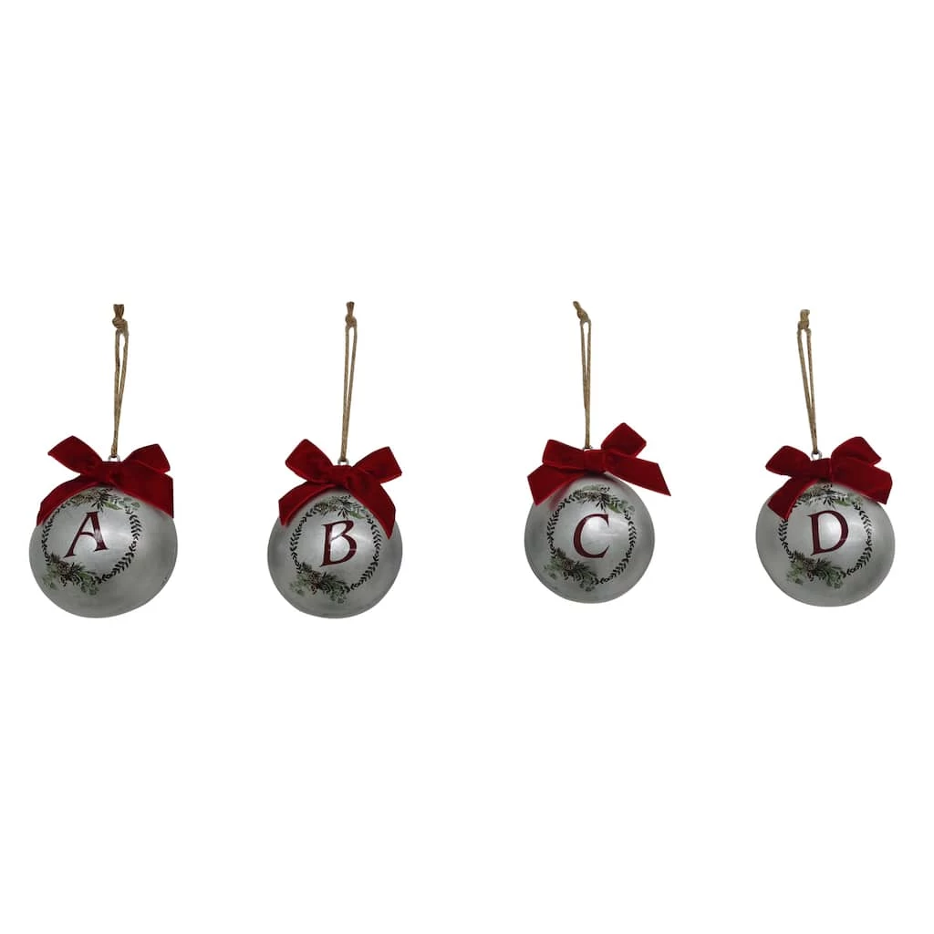 Flash Sale π₯° Assorted Galvanized Monogram Ball Ornament by Ashland® β€οΈ 6 Flash Sale π₯° Assorted Galvanized Monogram Ball Ornament by Ashland® β€οΈ - Image 4