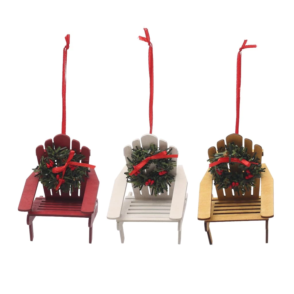Discount 😍 Wreath Chair Ornament by Ashland® 👍 3 Discount 😍 Wreath Chair Ornament by Ashland® 👍