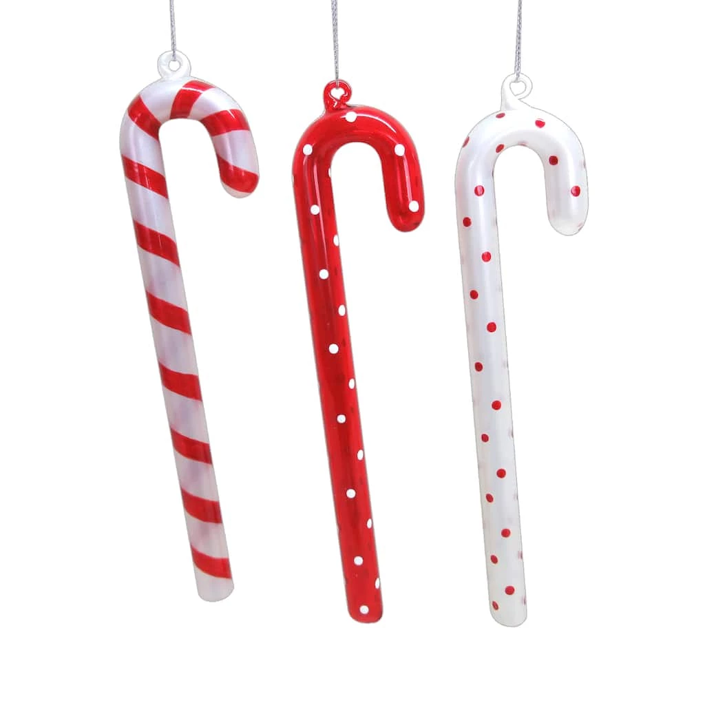 Discount β€οΈ Assorted π¬ Candy Cane Glass Ornament by Ashland® β 4 Discount β€οΈ Assorted π¬ Candy Cane Glass Ornament by Ashland® β - Image 2