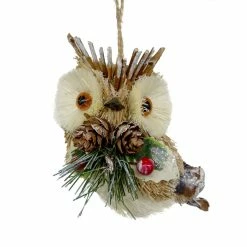 Flash Sale ⌛ Owl with Pine & Berry Ornament by Ashland® 😀
