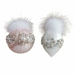 Outlet ⭐ Assorted Glass Feathers & Pearls Ornament by Ashland® 😉