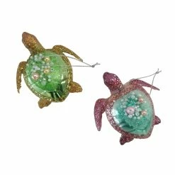 Outlet 🔔 Assorted Glass Sea Turtle Ornament by Ashland® 👍