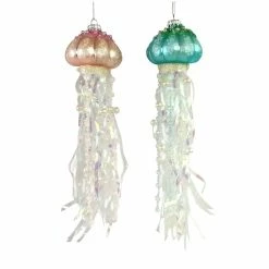 Best Pirce 😉 Assorted 10.5" Glass Jellyfish Ornament by Ashland® 🛒 -Christmas Shop 10698467 2