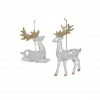 Cheapest ⌛ Assorted Clear & Glittery Gold Deer Ornament by Ashland® ⭐ -Christmas Shop 10698495 1