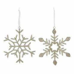 Cheap β Assorted 5.5'' Beaded Snowflake π Christmas Ornament by Ashland® π