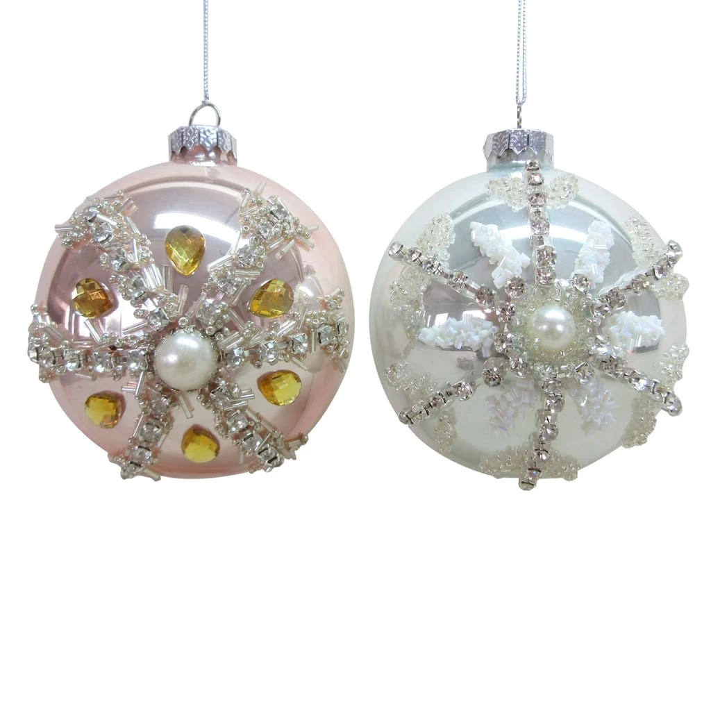 Coupon π€© Glass Sparkly Snowflake Ball Ornament by Ashland® π 3 Coupon π€© Glass Sparkly Snowflake Ball Ornament by Ashland® π