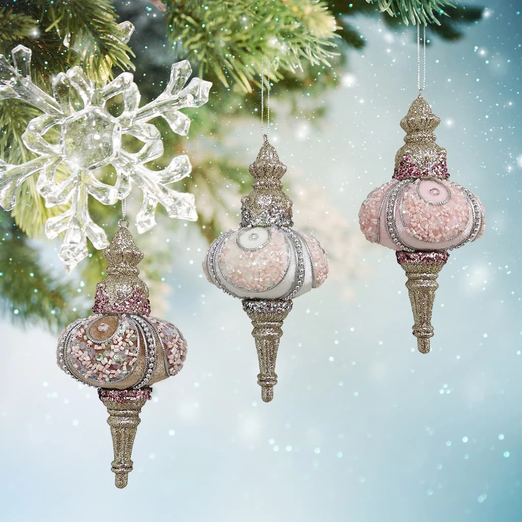 Cheapest ๐ Assorted Velvet Finial Ornament by Ashland® ๐ 4 Cheapest ๐ Assorted Velvet Finial Ornament by Ashland® ๐ - Image 2