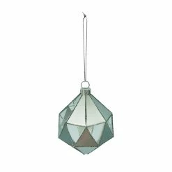 Best Pirce 👏 Assorted 4.5'' Geometric Diamond Glass 🎄 Christmas Ornament by Ashland® 😀 -Christmas Shop 10698586 4