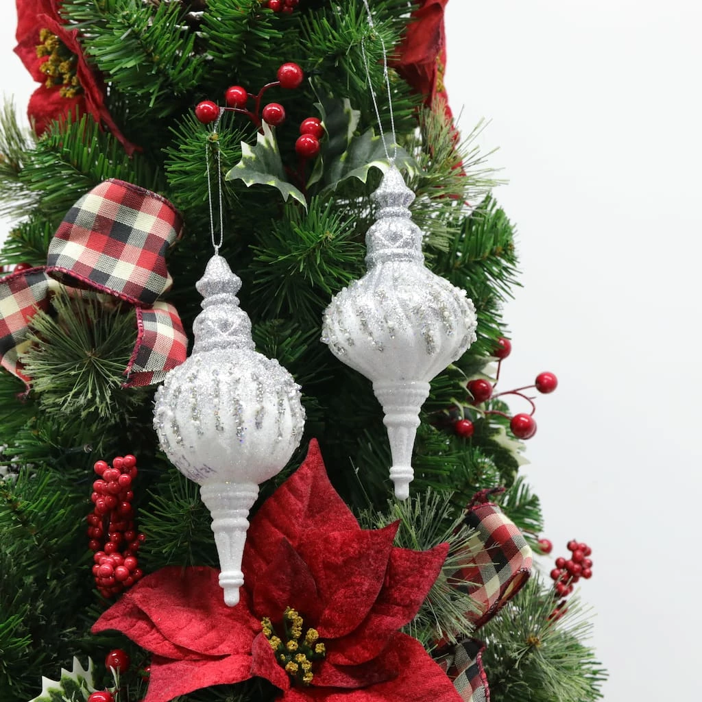 New π Assorted White Finial Ornament by Ashland® π€© 6 New π Assorted White Finial Ornament by Ashland® π€© - Image 4