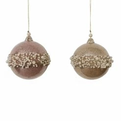 Best Pirce ⭐ Assorted Pearl & Glitter Plastic Ball Ornament by Ashland® 🔥