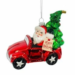 Brand new βοΈ 4.5'' Delivery Santa Collectible Ornament by Ashland® π€© 5 Brand new βοΈ 4.5'' Delivery Santa Collectible Ornament by Ashland® π€© -Christmas Shop 10698630 2