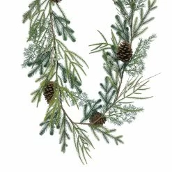 New 😀 6ft. Pinecone & Pine Mix Outdoor Garland by Ashland® ❤️