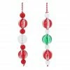 New ⌛ Assorted Glass & Wood Peppermint Bubble Ornament by Ashland® 🎄 Christmas 🛒