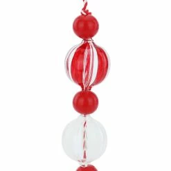 New ⌛ Assorted Glass & Wood Peppermint Bubble Ornament by Ashland® 🎄 Christmas 🛒 -Christmas Shop 10698752 3