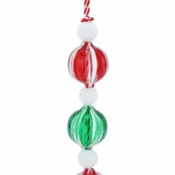 New ⌛ Assorted Glass & Wood Peppermint Bubble Ornament by Ashland® 🎄 Christmas 🛒 -Christmas Shop 10698752 5