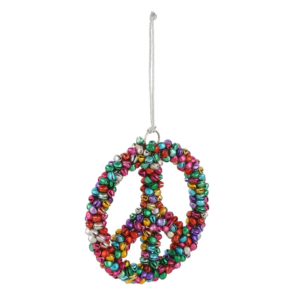 Brand new π 5'' Peace Sign with Bell Aluminum π Christmas Ornament by Ashland® π 4 Brand new π 5'' Peace Sign with Bell Aluminum π Christmas Ornament by Ashland® π - Image 2