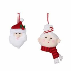 Budget β¨ Assorted Claus Fabric Ornament by Ashland® π