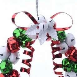 Best deal 😍 Assorted 4'' Wreath with Bells Collectible Ornament by Ashland® 🔥 -Christmas Shop 10698777 5