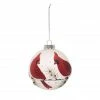 New 🎁 4.7'' Cardinal Ball Collectible Glass 🎄 Christmas Ornament by Ashland® ⌛ -Christmas Shop 10698784 1