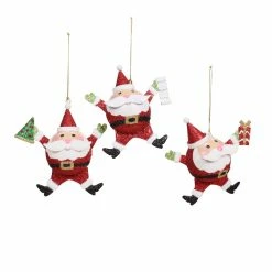 Promo 🔥 Assorted Glitter Santa Ornament by Ashland® 🤩