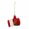 Outlet ⭐ Santa Thumbs Up Glass Ornament by Ashland® 🧨 -Christmas Shop 10698794 1