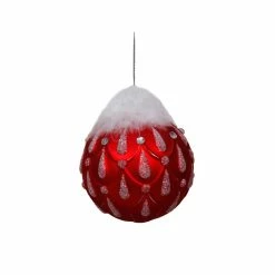 Deals ❤️ Glitter & Feather Glass Ball Ornament by Ashland® ⌛
