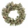 Best Sale 💯 22" Flocked Pine & Pinecone Wreath by Ashland® 🎅 Christmas ✔️