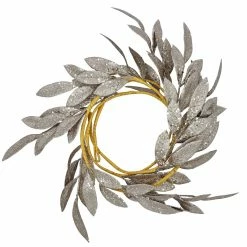 Promo ⭐ 5ft. Champagne Bay Leaves Coiled Garland by Ashland® 🧨 -Christmas Shop 10698884 5