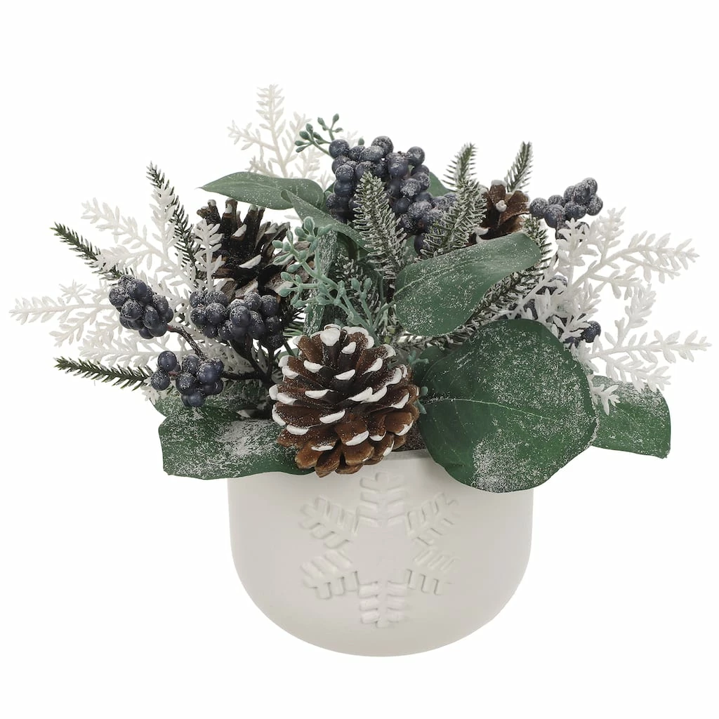 Promo ✔️ 11" Mixed Pine, Berries & Pinecone Arrangement by Ashland® 🥰 3 Promo ✔️ 11" Mixed Pine, Berries & Pinecone Arrangement by Ashland® 🥰