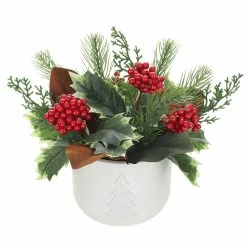 Wholesale ✔️ 10" Mixed Pine, Berries & Foliage Arrangement by Ashland® 👍