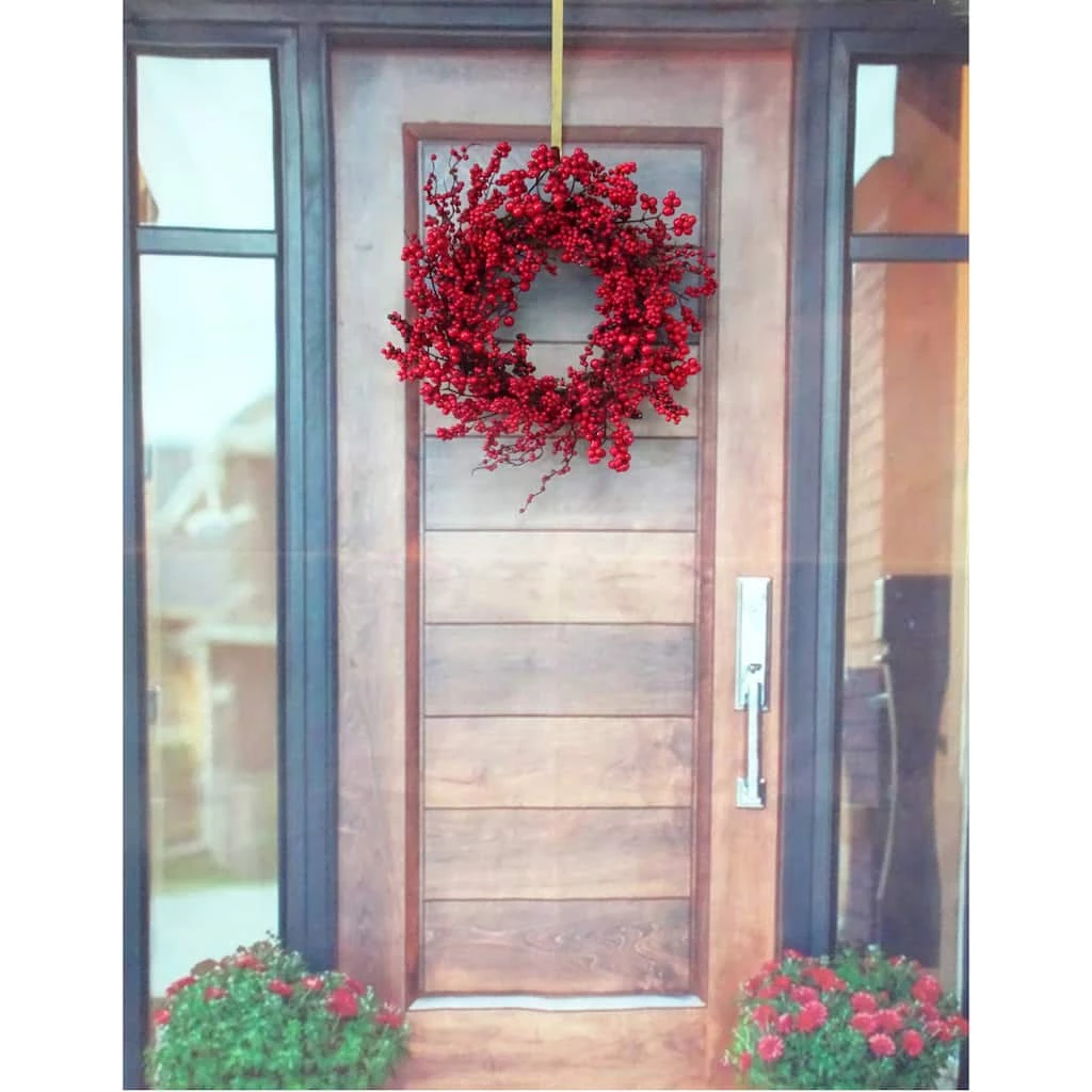 Promo 🔔 21" Red Berry Wreath by Ashland® 🧨 4 Promo 🔔 21" Red Berry Wreath by Ashland® 🧨 - Image 2