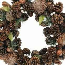 Brand new 😀 20" Glitter Pinecone & Bell Wreath by Ashland® 🧨 -Christmas Shop 10698913 2