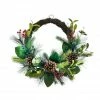 Discount ✔️ 24" Eucalyptus & Blueberry Half Wreath by Ashland® 😉 -Christmas Shop 10698915 1