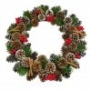 Wholesale 🎁 22" Red Berry, Pinecone & Cinnamon Stick Wreath by Ashland® ❤️ -Christmas Shop 10698922 1