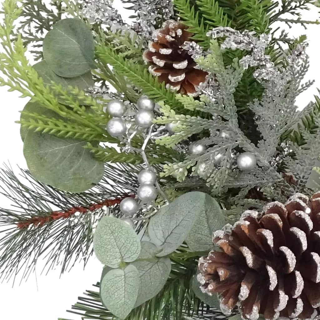 Best Sale β 22" Icy Mixed Pine & Silver Berry Half Wreath by Ashland® π₯° 4 Best Sale β 22" Icy Mixed Pine & Silver Berry Half Wreath by Ashland® π₯° - Image 2