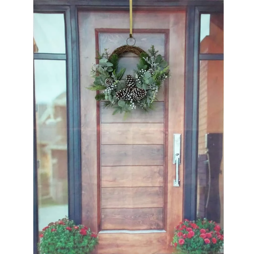 Best Sale β 22" Icy Mixed Pine & Silver Berry Half Wreath by Ashland® π₯° 5 Best Sale β 22" Icy Mixed Pine & Silver Berry Half Wreath by Ashland® π₯° - Image 3
